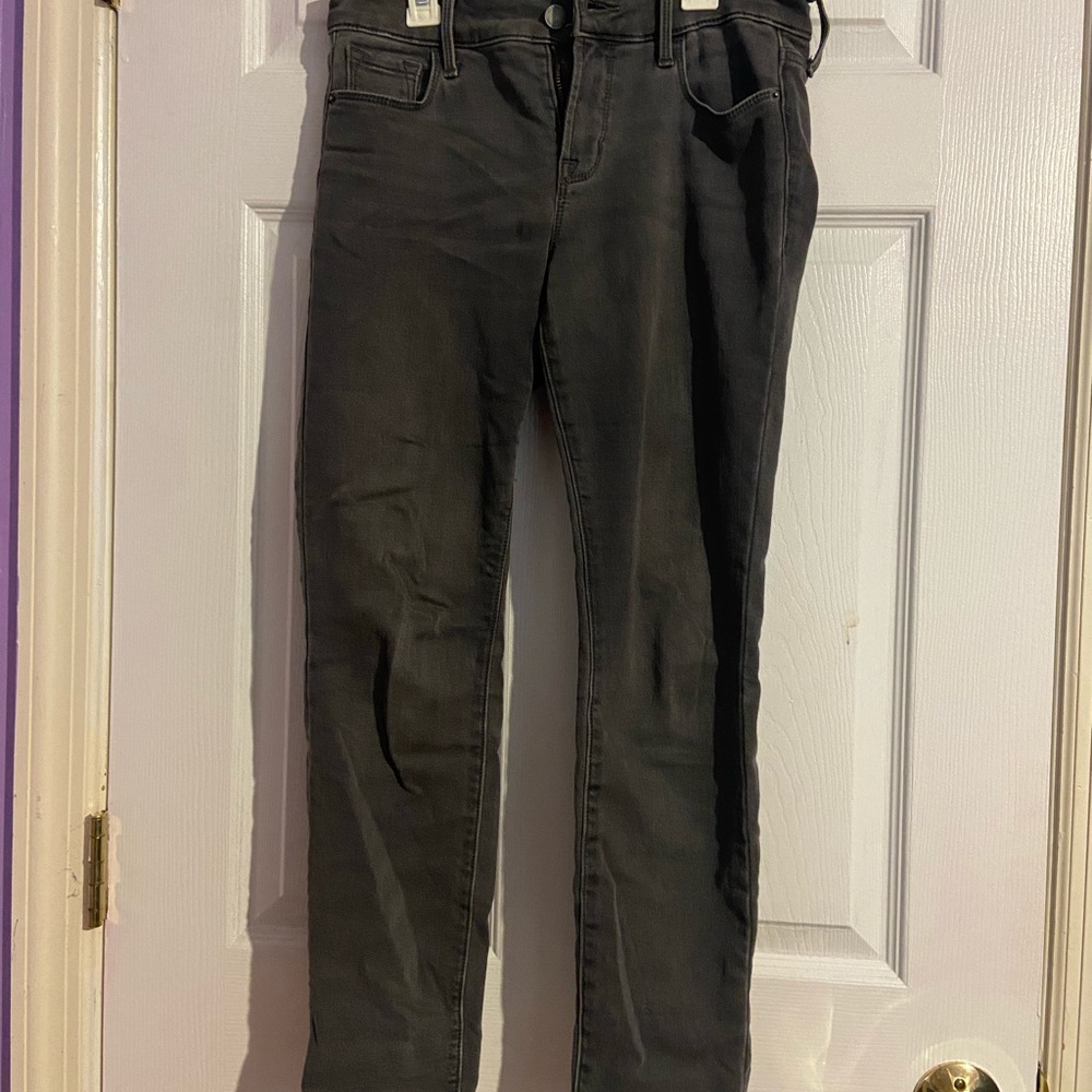 Old Navy Rockstar Secret Soft 4 Petit Gray Jeans